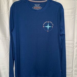 Weatherproof Blue Long Sleeve Tee